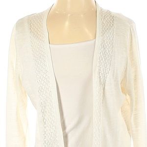 Charter Club NWT Sz L Open Front 3/4 sleeve bolero